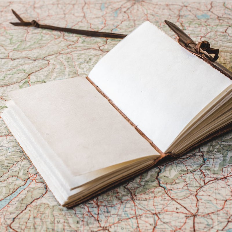 open-notebook-on-world-map